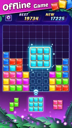 Block Puzzle ڈاؤن لوڈ کریں – کلاسک ٹیٹریس اسٹائل آف لائن گیم - Screenshot 32