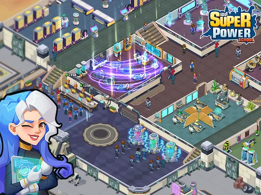 Idle Superpower School ڈاؤن لوڈ کریں – سپر پاور اسکول گیم - Screenshot 13