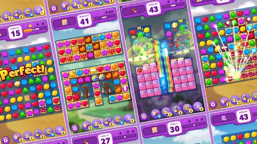 Lollipop: Sweet Taste Match 3 ڈاؤن لوڈ کریں – بہترین پزل گیم - Screenshot 18
