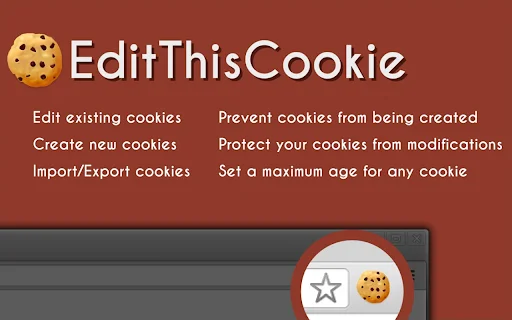 EditThisCookie (V3) ڈاؤن لوڈ کریں – بہترین کوکی مینیجر فری ڈاؤن لوڈ - Screenshot 2