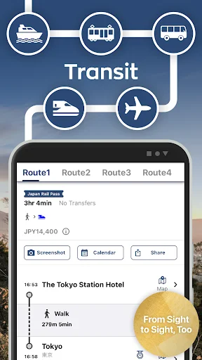 Japan Travel ایپ ڈاؤن لوڈ کریں – جاپان کا سفر اور ٹرین گائیڈ - Screenshot 2