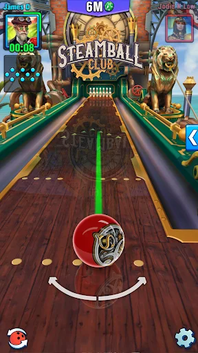 Bowling Crew ڈاؤن لوڈ کریں – بہترین تھری ڈی بولنگ گیم - Screenshot 5