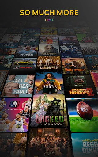 Peacock TV ڈاؤن لوڈ کریں – لائیو اسپورٹس اور فلمیں مفت دیکھیں - Screenshot 34