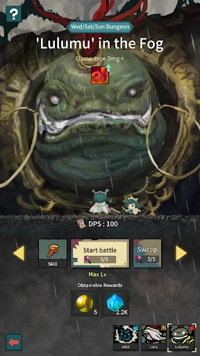 Tap Dragon: Little Knight Luna ڈاؤن لوڈ کریں – بہترین آئیڈل آر پی جی - Screenshot 16