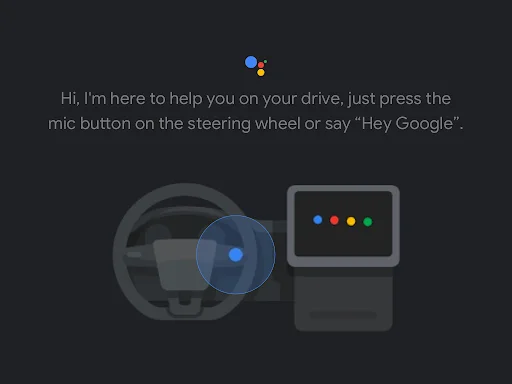 Google Assistant in the car ڈاؤن لوڈ کریں – محفوظ ڈرائیونگ - Screenshot 6
