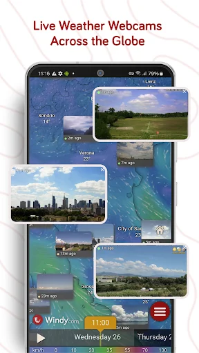 Windy.com – Weather Forecast ڈاؤن لوڈ کریں – درست موسم کی پیش گوئی - Screenshot 7