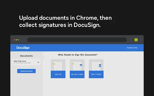 Docusign eSignature برائے Chrome ڈاؤن لوڈ کریں – دستاویزات پر دستخط کریں - Screenshot 3