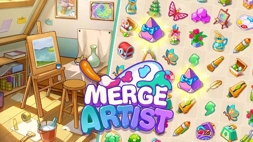 Merge Artist ڈاؤن لوڈ کریں – بہترین پزل اور انضمام کا کھیل - Screenshot 2