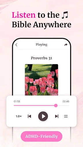 Bible For Women ڈاؤن لوڈ کریں – خواتین کے لیے روزانہ بائبل اور دعائیں - Screenshot 3