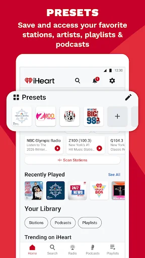 iHeart ڈاؤن لوڈ کریں – میوزک، ریڈیو اور پوڈکاسٹ سنیں - Screenshot 3