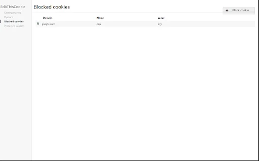EditThisCookie (V3) ڈاؤن لوڈ کریں – بہترین کوکی مینیجر فری ڈاؤن لوڈ - Screenshot 5