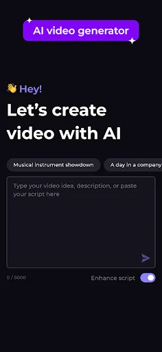 AI Video Maker – Renderforest ڈاؤن لوڈ کریں – پروفیشنل ویڈیوز بنائیں - Screenshot 7
