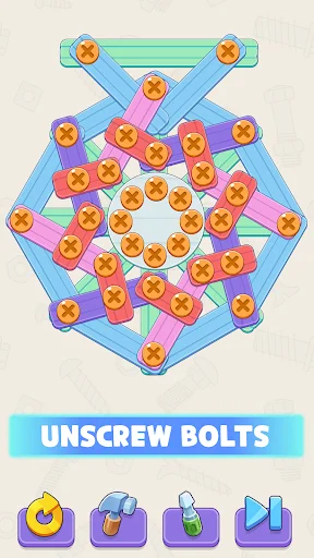 Screw It Out: Wood Puzzle ڈاؤن لوڈ کریں – دماغی کھیل - Screenshot 17