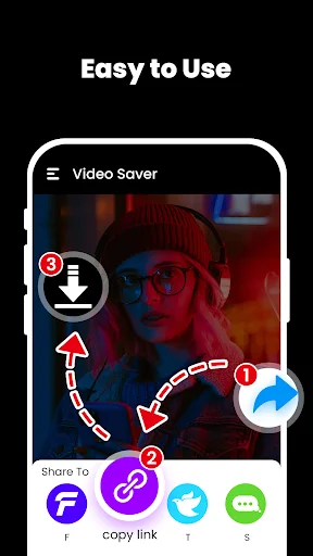 Video Saver & Watermark Eraser ڈاؤن لوڈ کریں – بغیر واٹر مارک ویڈیو - Screenshot 2