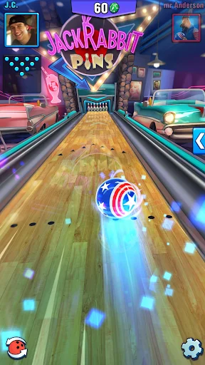 Bowling Crew ڈاؤن لوڈ کریں – بہترین تھری ڈی بولنگ گیم - Screenshot 4