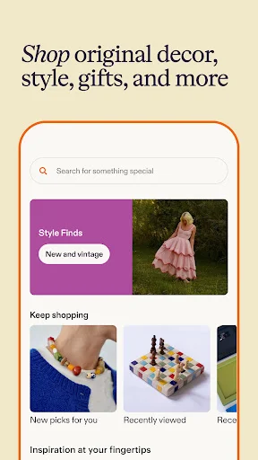 Etsy ایپ ڈاؤن لوڈ کریں – منفرد اور ہینڈ میڈ اشیاء کی آن لائن خریداری - Screenshot 2