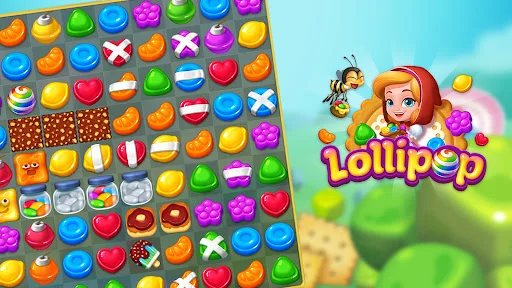 Lollipop: Sweet Taste Match 3 ڈاؤن لوڈ کریں – بہترین پزل گیم - Screenshot 27