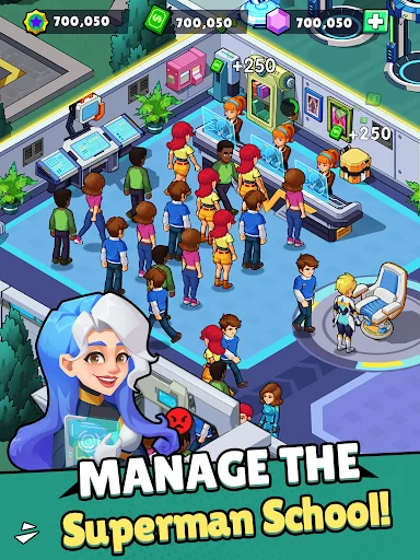 Idle Superpower School ڈاؤن لوڈ کریں – سپر پاور اسکول گیم - Screenshot 14
