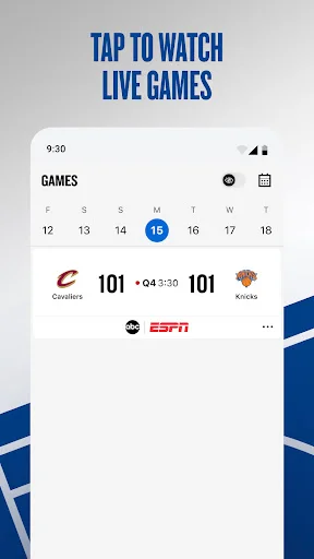 NBA: Live Games & Scores ڈاؤن لوڈ کریں – براہ راست NBA میچز دیکھیں - Screenshot 2
