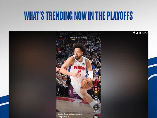 NBA: Live Games & Scores ڈاؤن لوڈ کریں – براہ راست NBA میچز دیکھیں - Screenshot 28