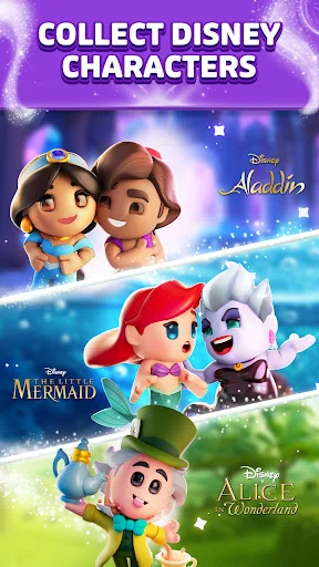 Disney Magic Match 3D ڈاؤن لوڈ کریں – دلچسپ ڈزنی پزل گیم - Screenshot 15