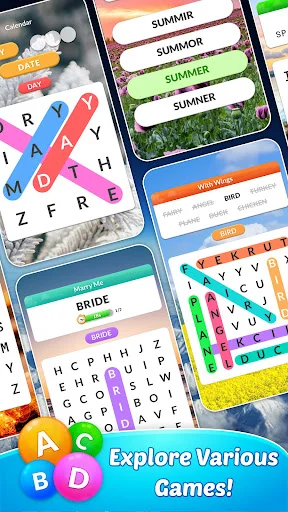 Word Search Pop ڈاؤن لوڈ کریں – بہترین اردو ورڈ گیم مفت - Screenshot 4