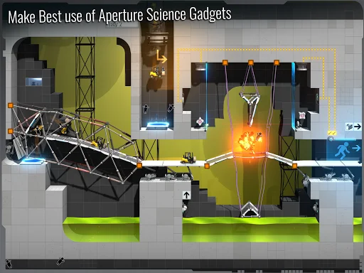 Bridge Constructor Portal ڈاؤن لوڈ کریں – بہترین پزل گیم - Screenshot 17
