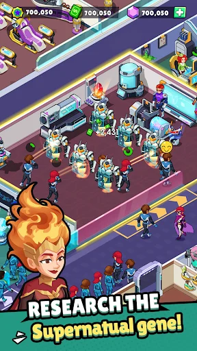 Idle Superpower School ڈاؤن لوڈ کریں – سپر پاور اسکول گیم - Screenshot 3
