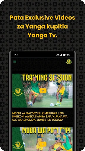 Yanga SC ایپ ڈاؤن لوڈ کریں – ینگ افریقن کلب کی تازہ ترین اپ ڈیٹس - Screenshot 4