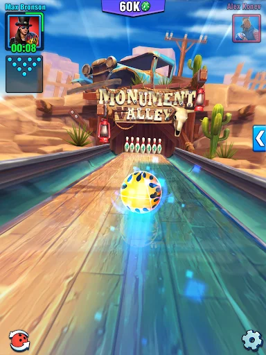 Bowling Crew ڈاؤن لوڈ کریں – بہترین تھری ڈی بولنگ گیم - Screenshot 7